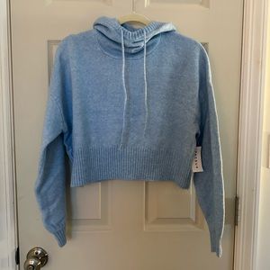⭐️ PacSun cropped sweater hoodie NWT!
